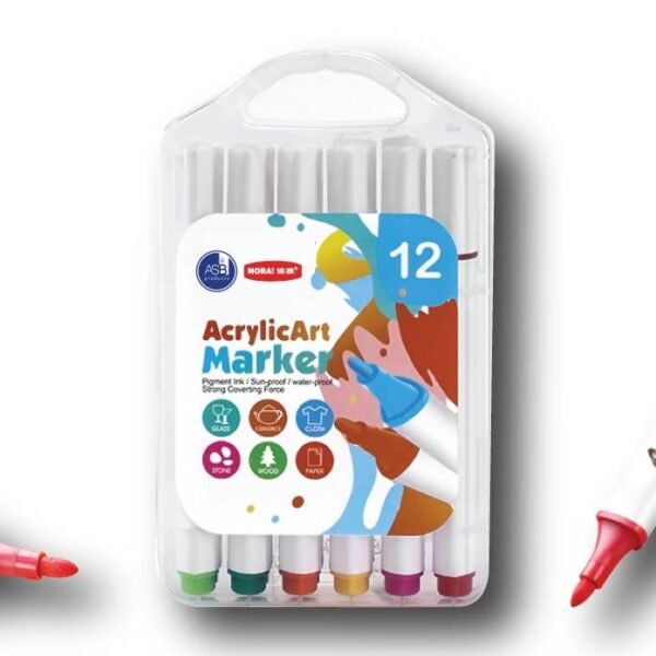 MARCADOR ACRILICO NORAI X12